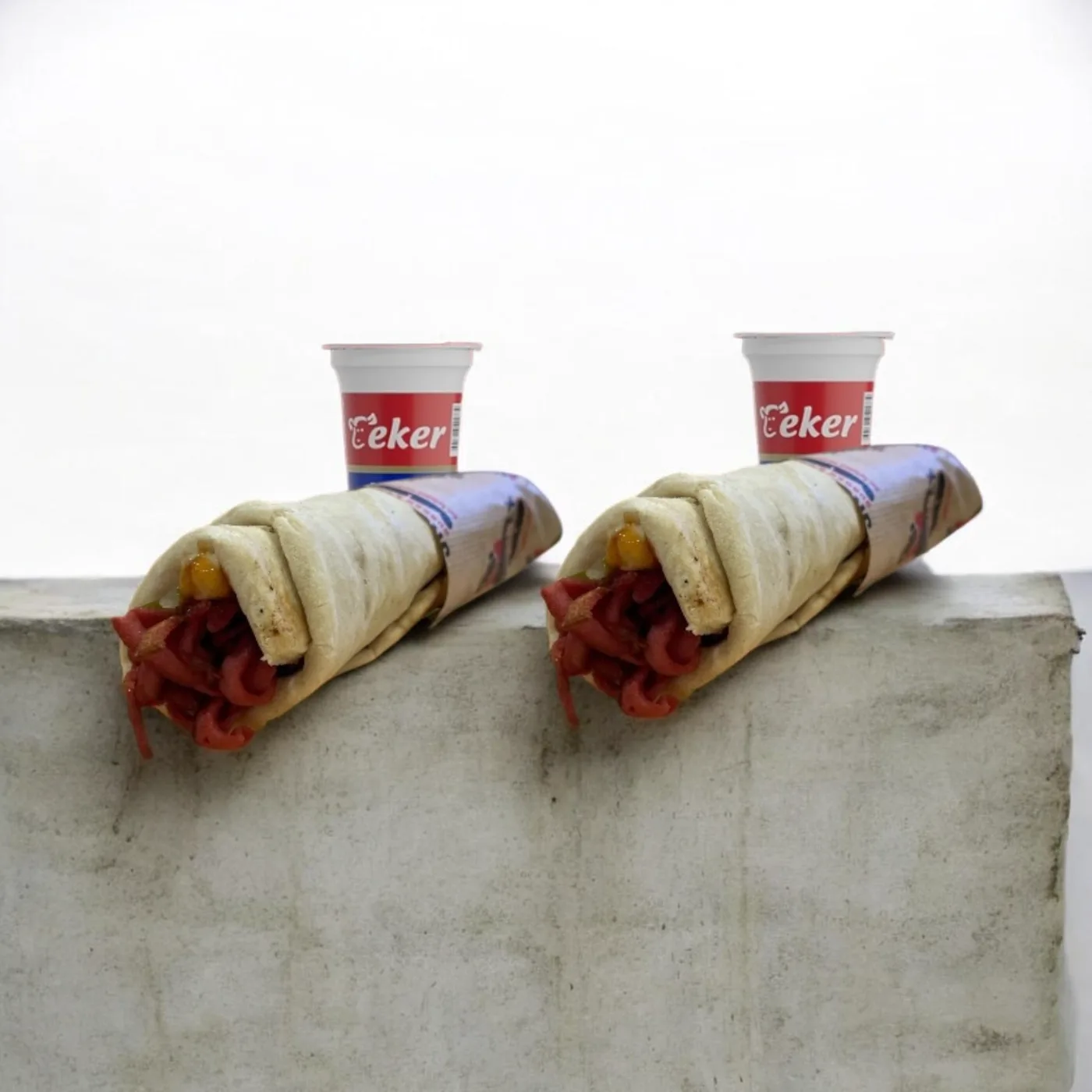 Rolla dürüm 2li +2 ayran