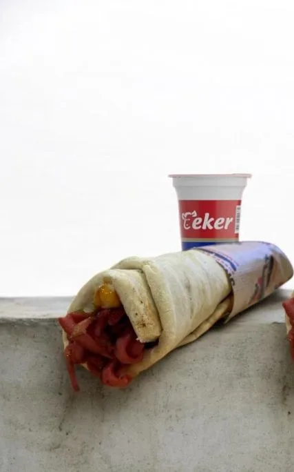 Rolla dürüm sosisli+ayran